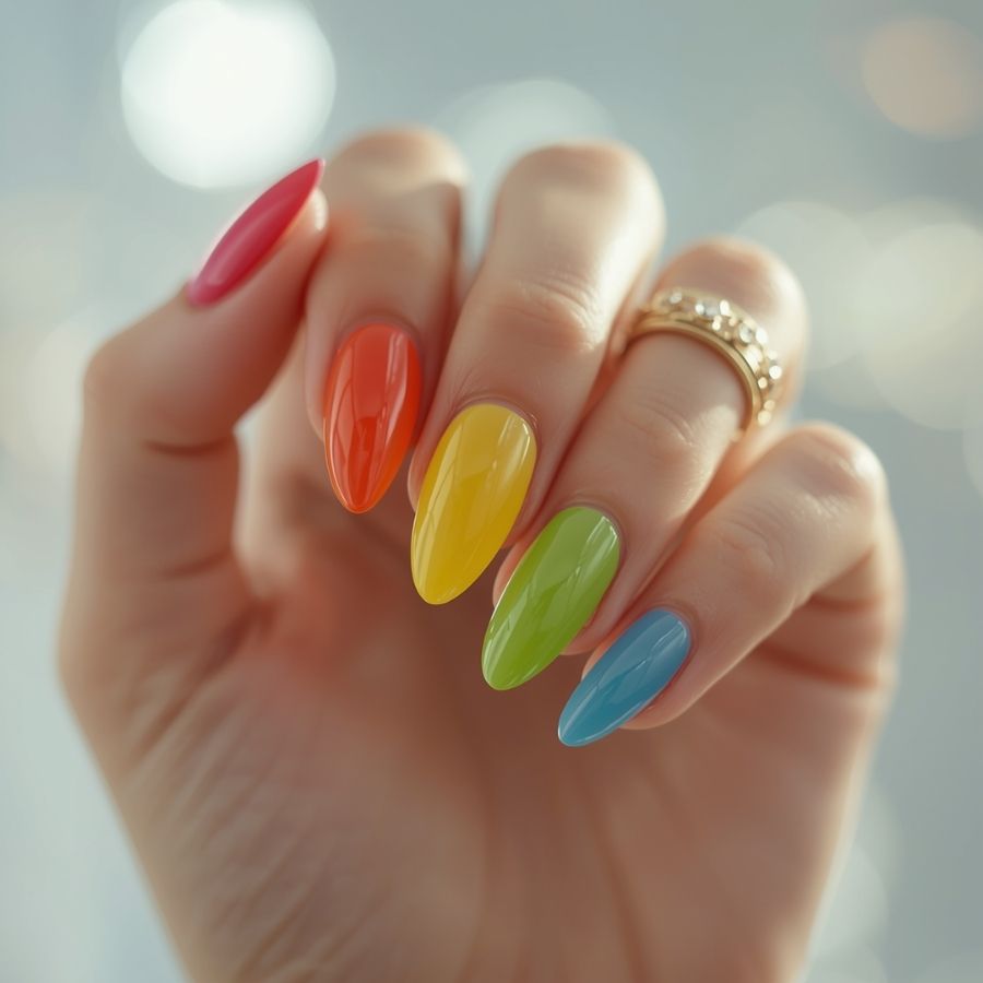 Short almond jelly candy nails 2026 trend cover