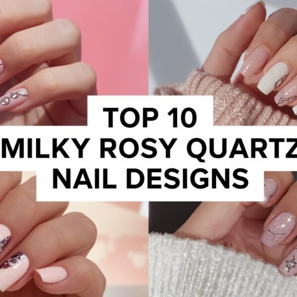 Top 10 Milky Rosy Quartz Nail Designs