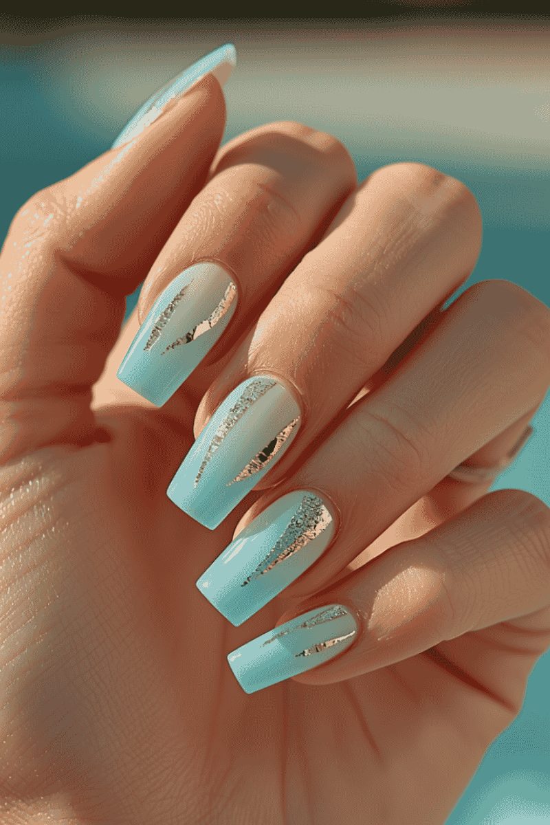 short-square-nails