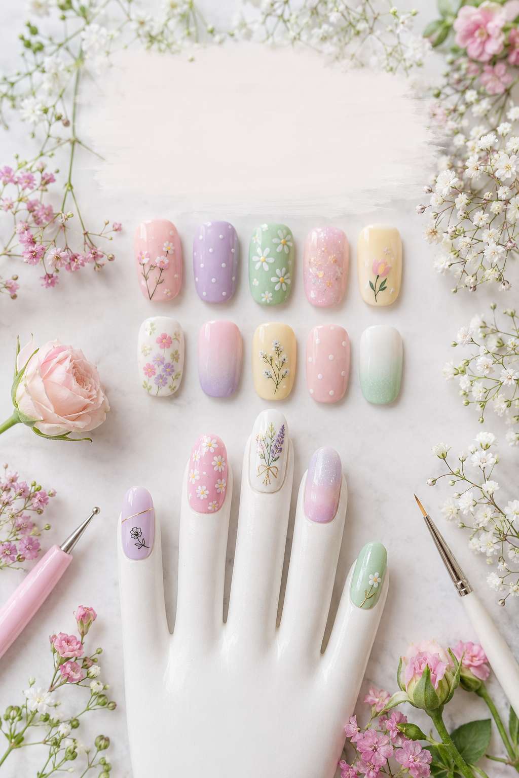 15 Easy Spring Nail Art Designs