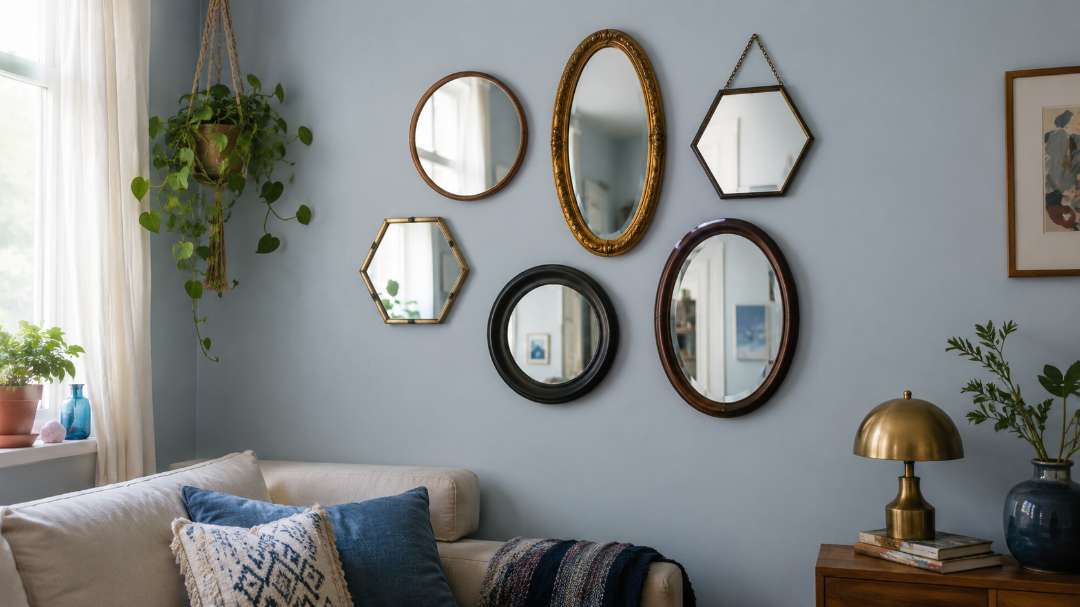 Gallery of small mirrors
