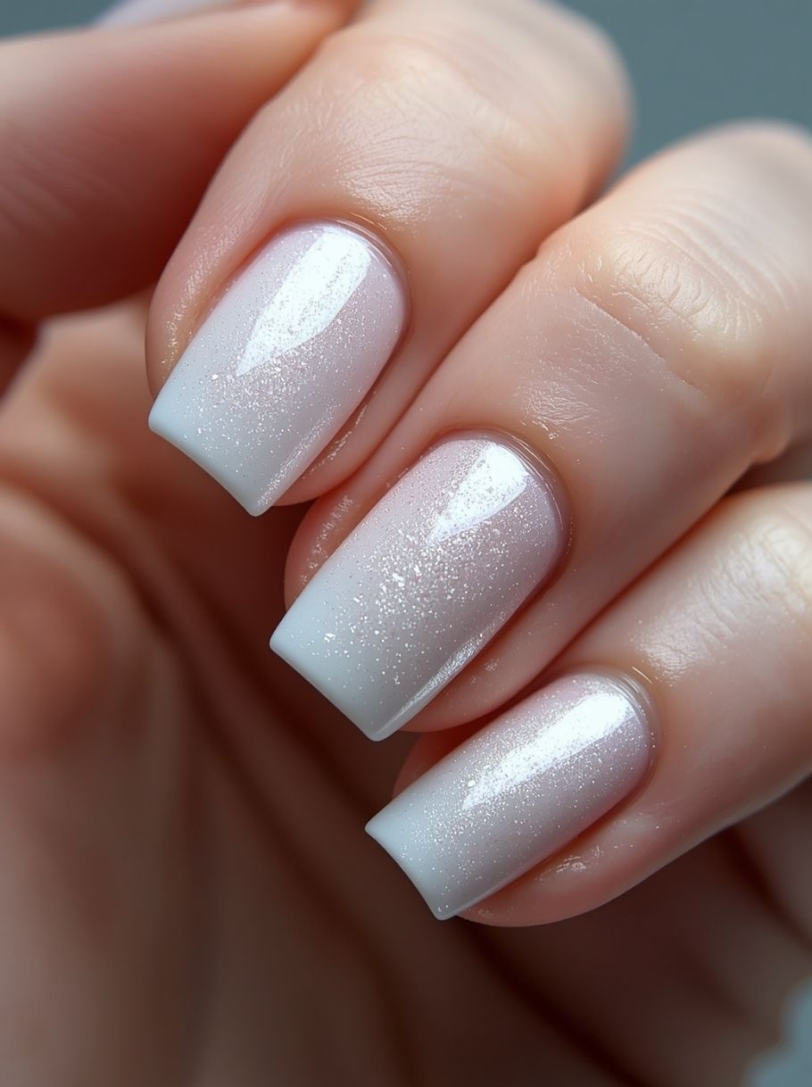 Glazed Milky Nails