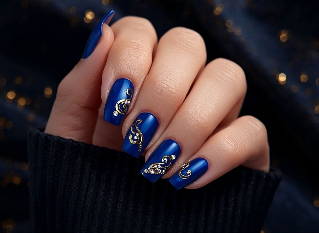 Gold Swirl Artistic Design