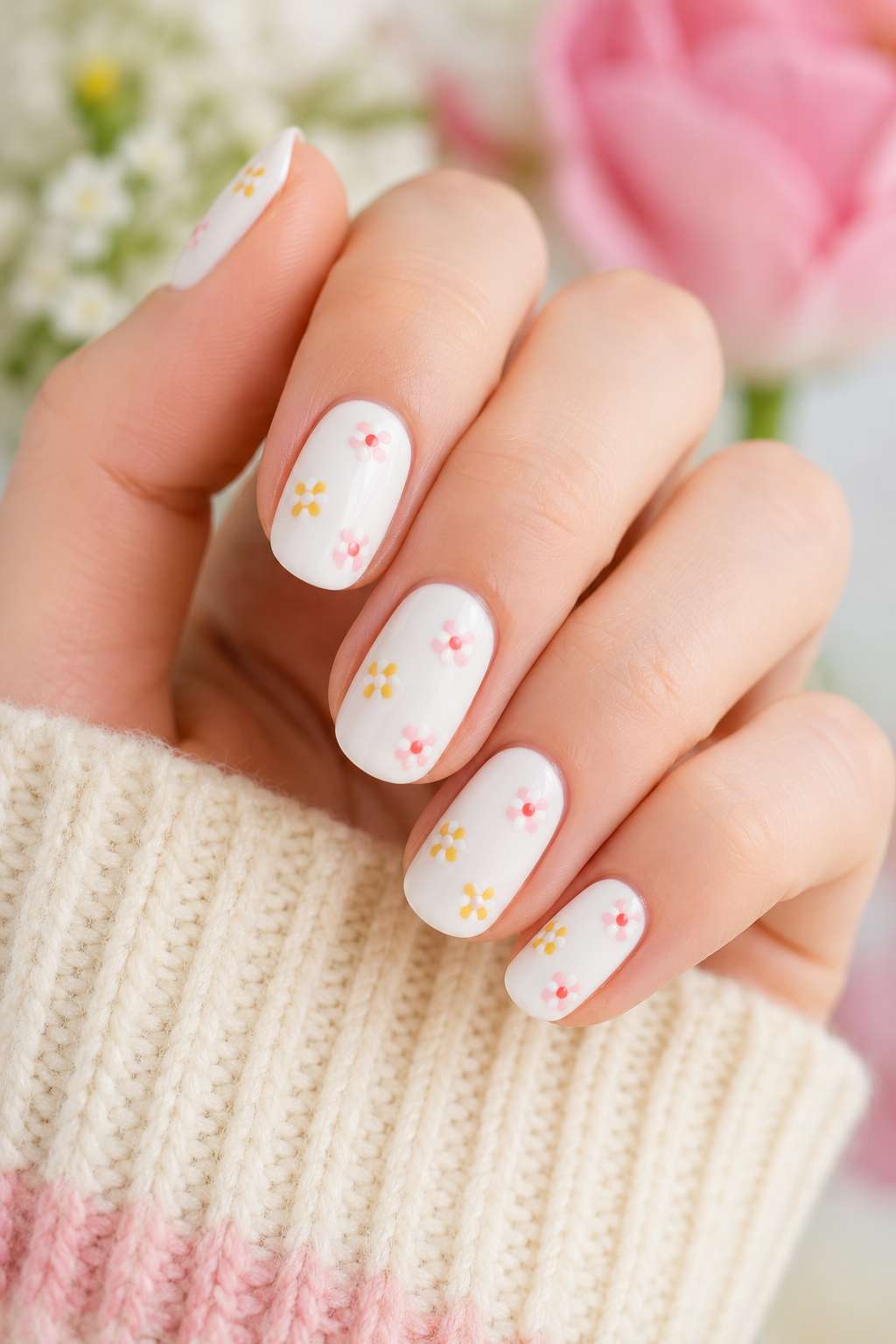 Minimalist Flower Dots