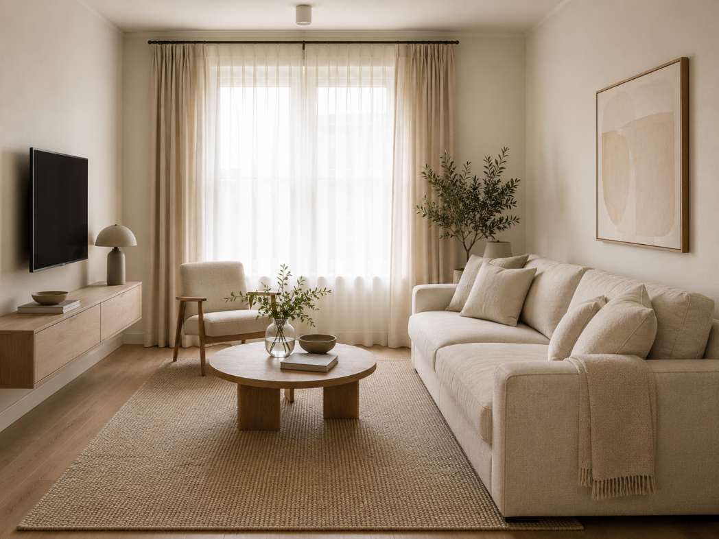 One large sofa instead of many small pieces