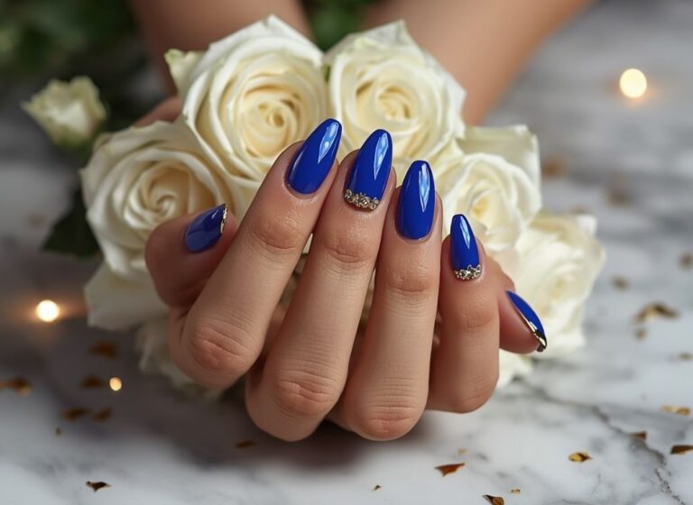 Royal Blue and Gold Prom