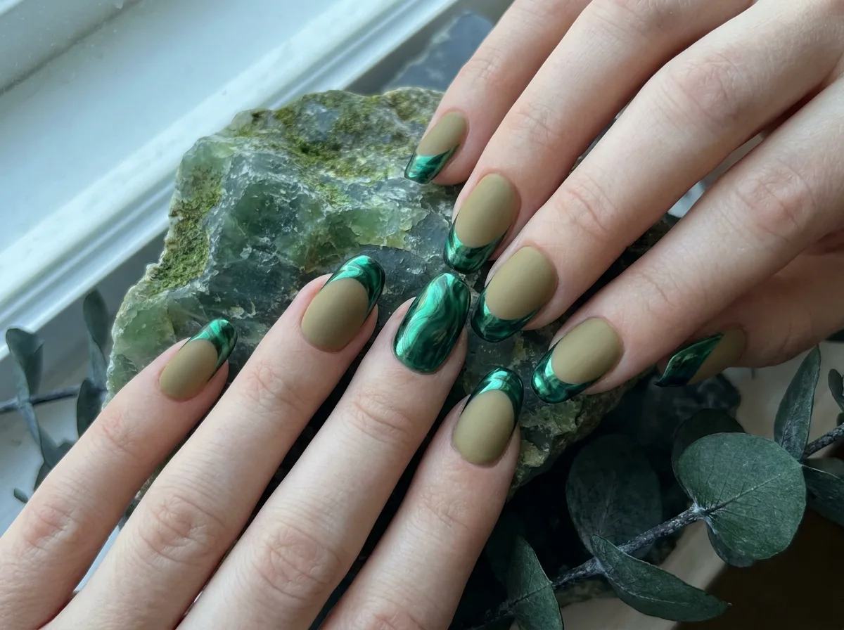 12. Green Chrome Tips