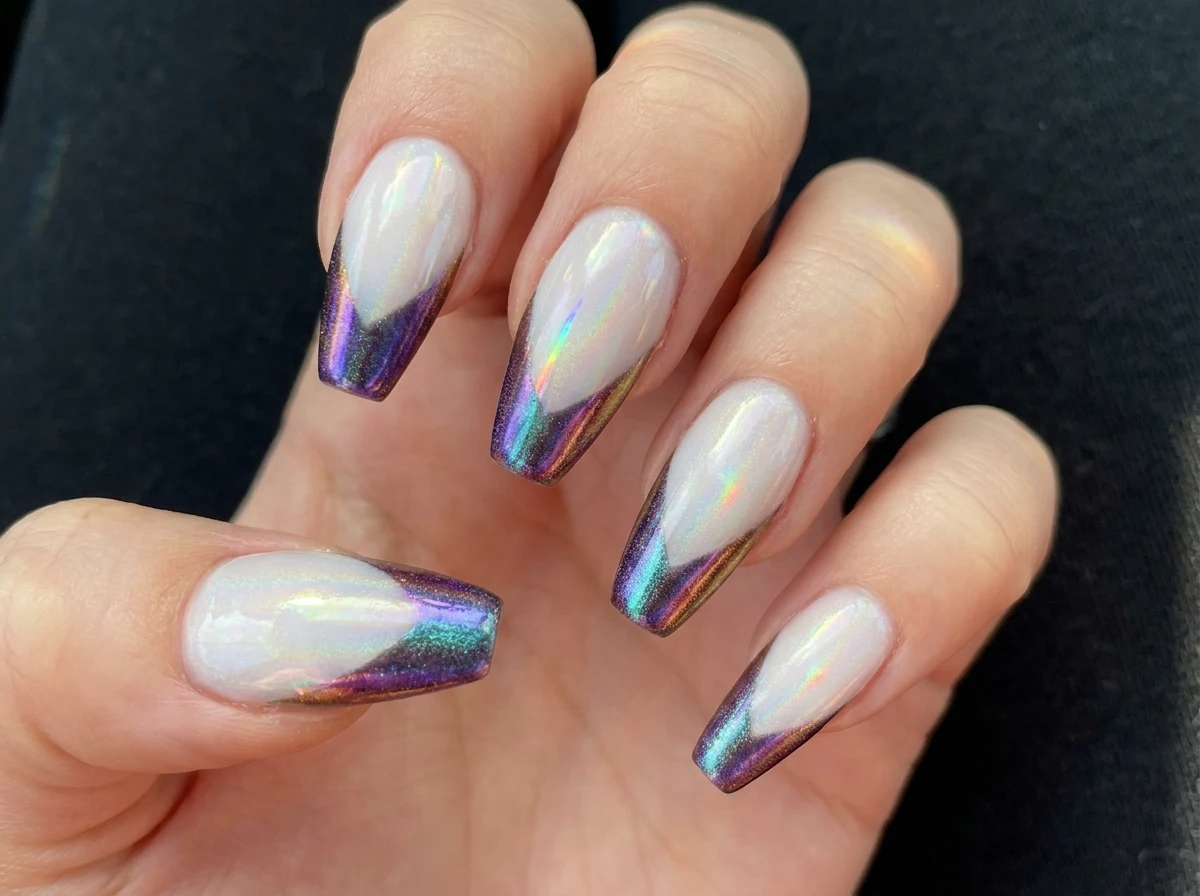 17. Iridescent Chrome Tips