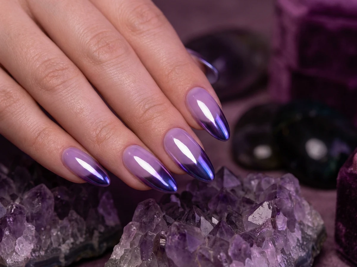 22. Purple Chrome Tips