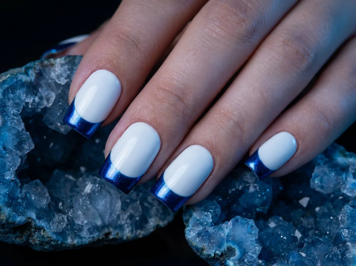 6. Blue Chrome Tips