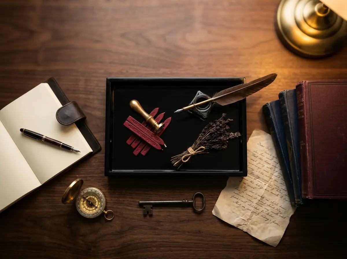 10. Dark Academia Stationery and Desk Accessories — The Finishing Details
