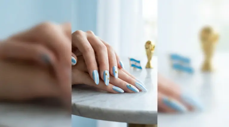 FIFA World Cup 2026 Argentina Nail Art