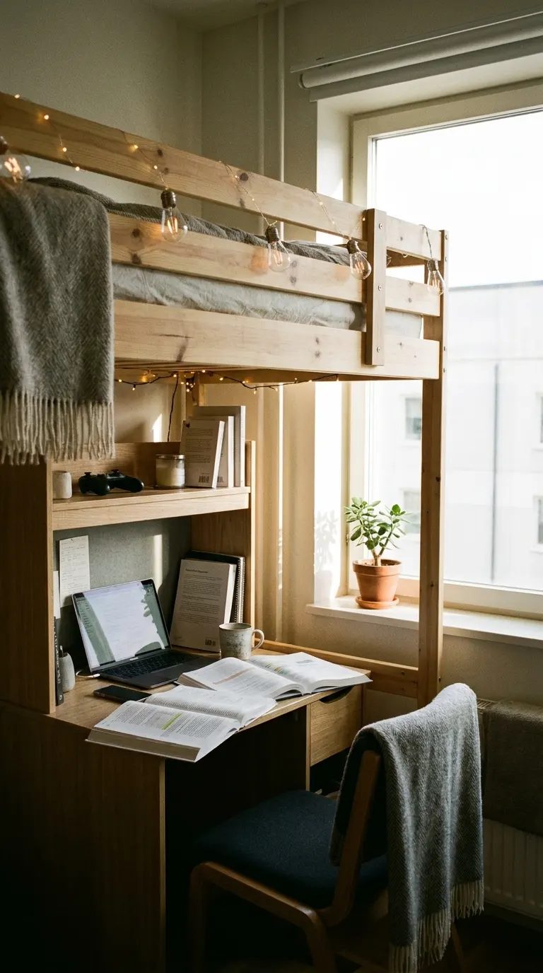 1. Go Vertical with a Loft Bed