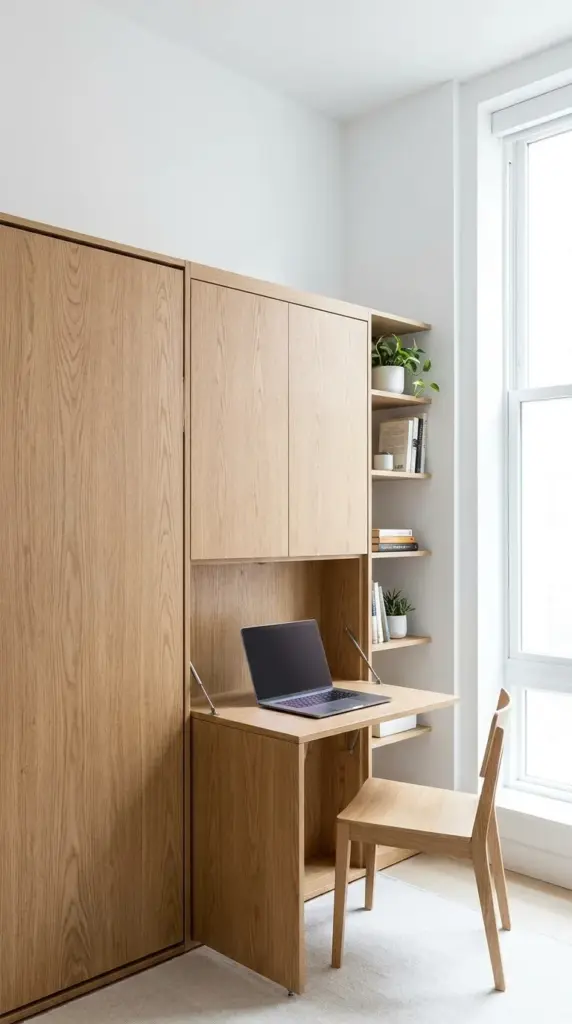 Mount a Fold-Down Desk on the Wall