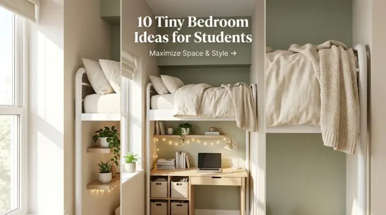 Tiny Bedroom Ideas for Students