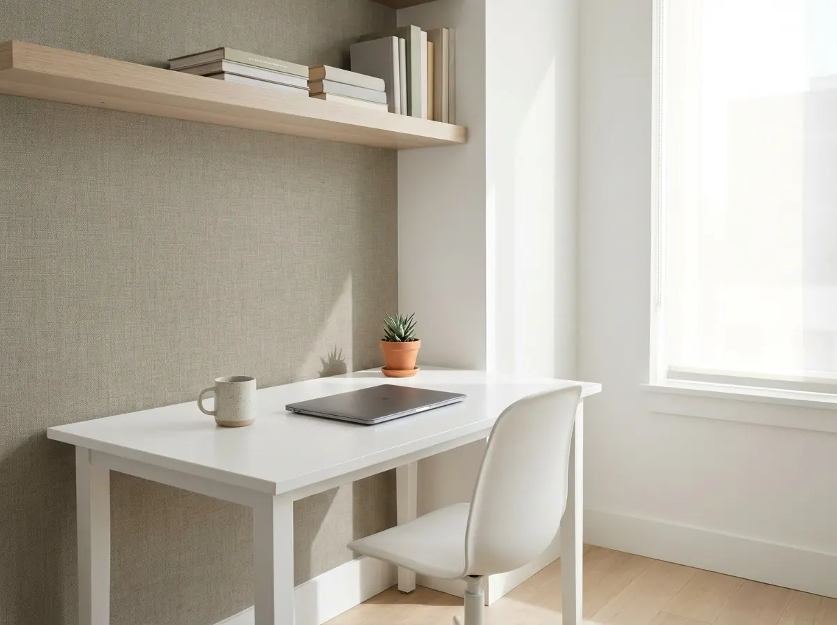 9. Home Office Wallpaper Backdrop for Video Calls and Content Creation