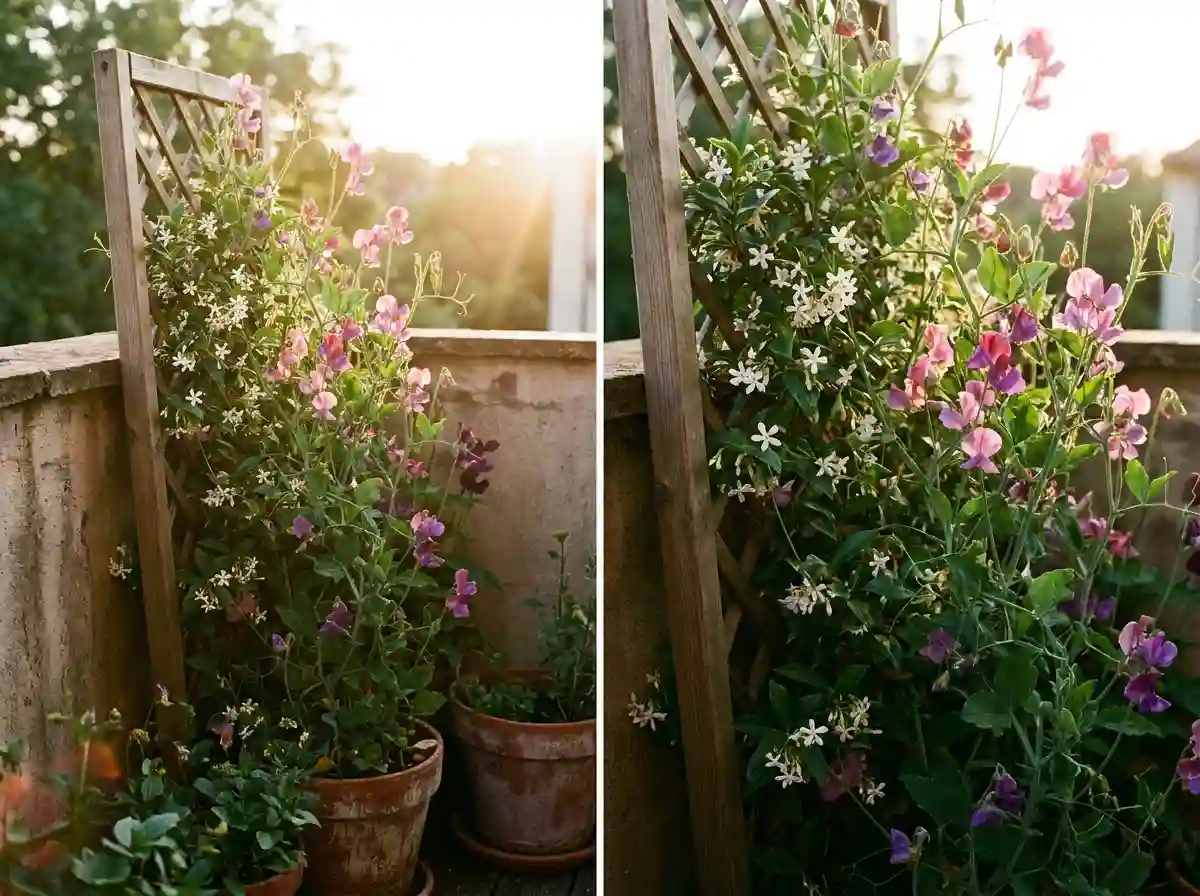18. Install a Trellis With Climbing Plants
