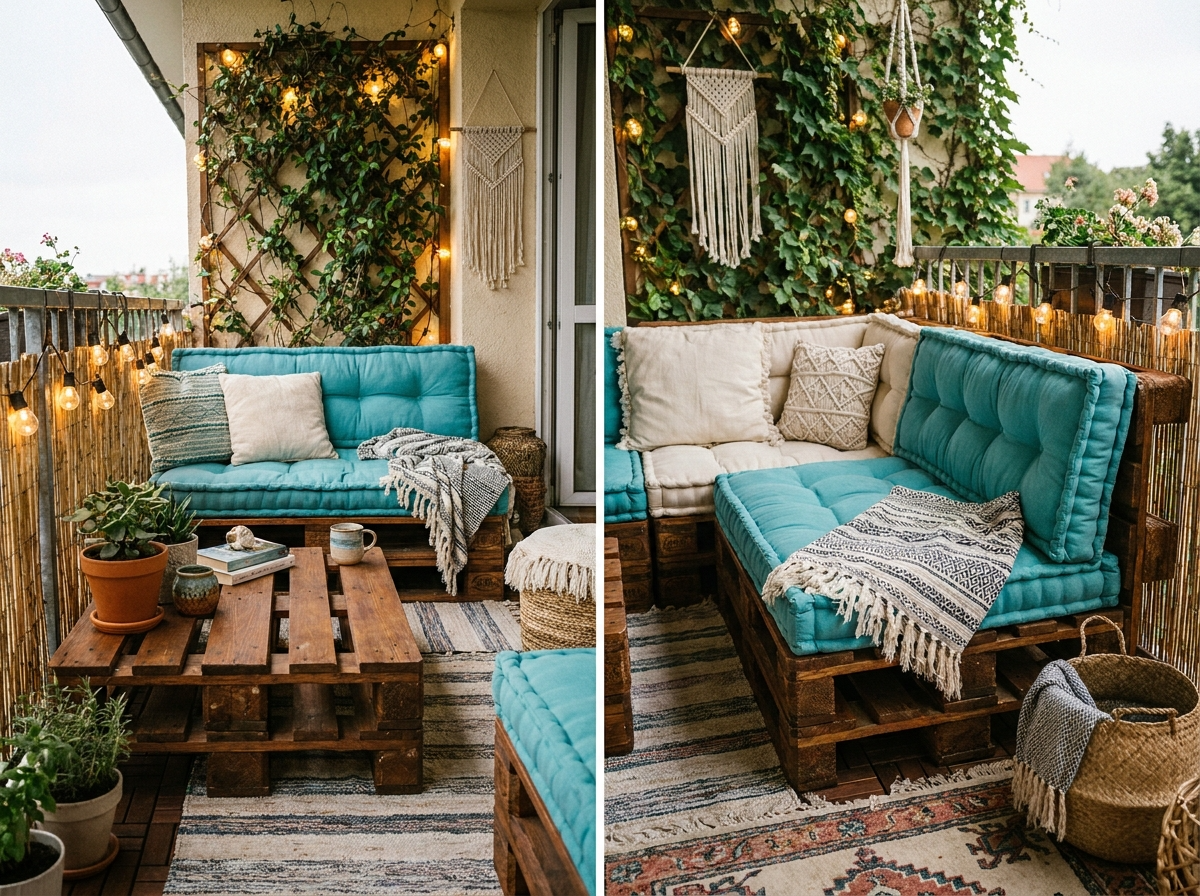 25. Build a DIY Pallet Sofa