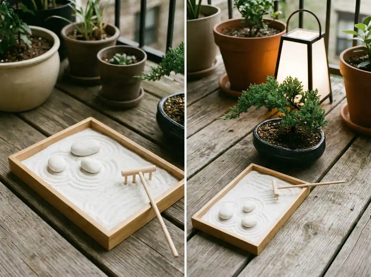 29. Create a Mini Zen Garden Corner