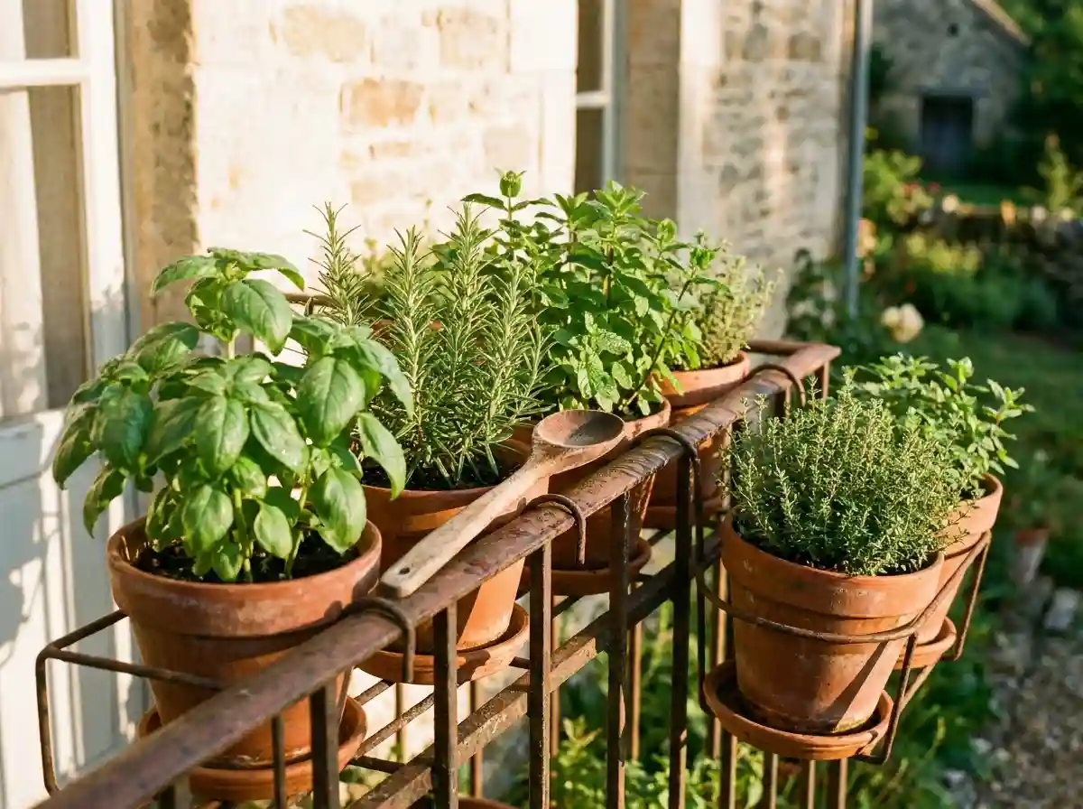 7. Create a Mini Herb Garden